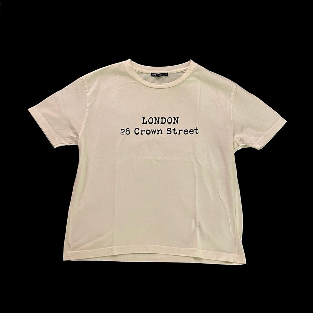 London Graphic Tee in Cream